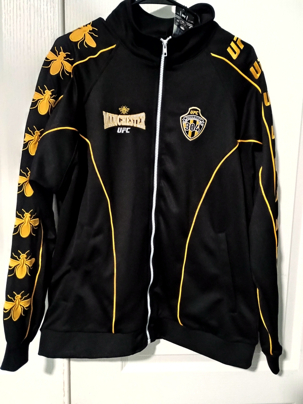 UFC Black Manchester Full-Zip Jacket New XL